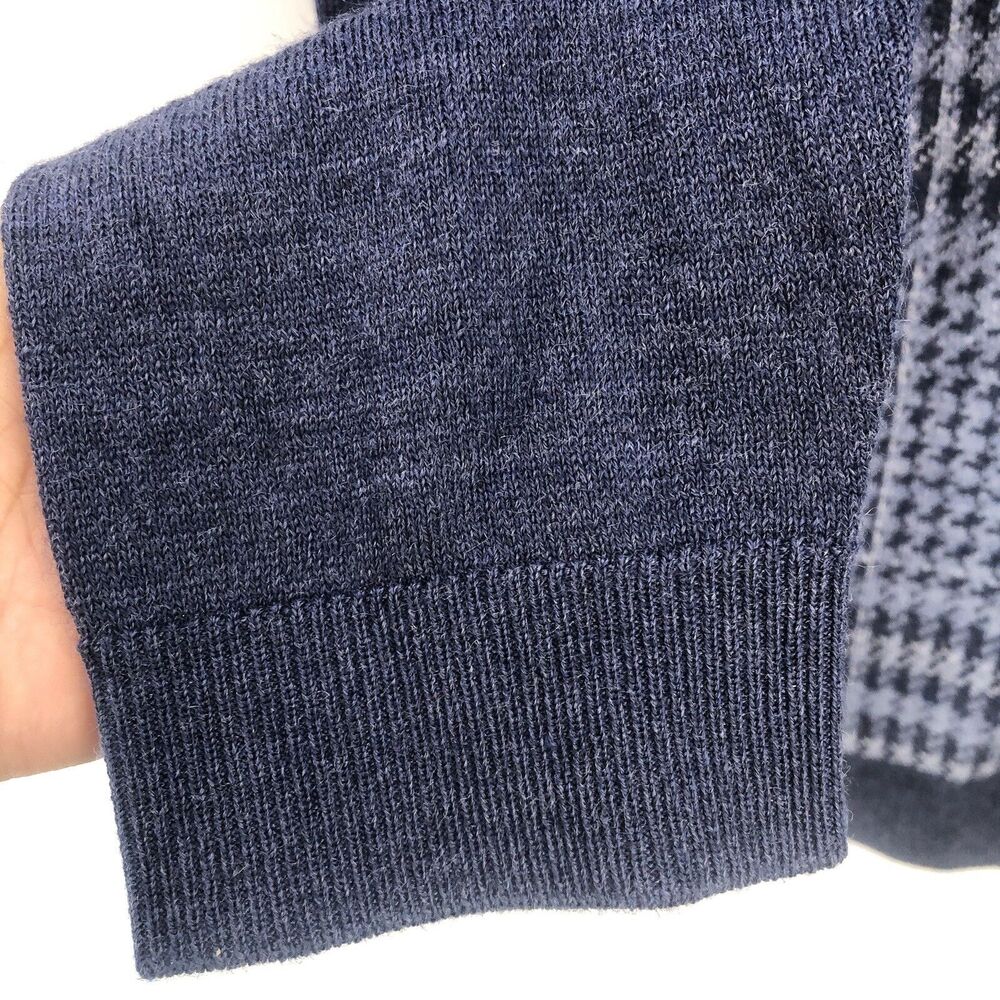 New Apt. 9 Merino Men's Sz Small Sweater Pullover Colorblock Stretch Round Neck - Picture 9 of 11